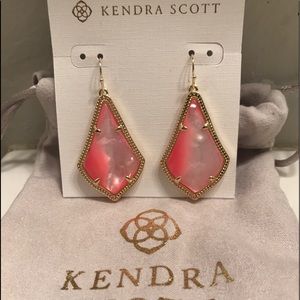 Kendra Scott Alex Earrings in Pink Abalone